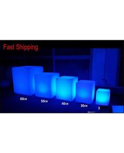 LED LED Square Square Cube Light Outdoor Outdoor Proof Remote Control Contging Square Pe Qyluwg HairclippersShop25555537837