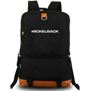حقيبة الظهر Nickelback Hesher Daypack Curb School Band Band Music Print Rucksack Leisure Schoole Schoolbag Pack Pack