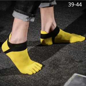 6 pairs Mens Five Finger Toe Socks All Season Sport Ankle Mesh Cotton Short White Sock Sweat Absorbing Breathable with Fingers 231221