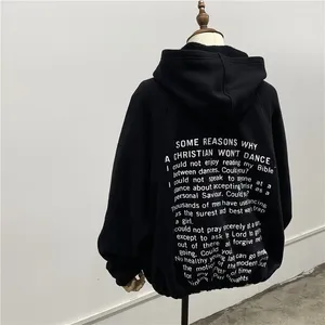 Erkek Hoodies Erkekler Hurgan Fermuarı Erd Erkek Kadınlar Arka Sweatshirt'lerde Yazı Külot Kapüşonlu