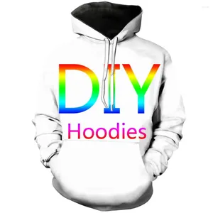 Herr hoodies skräddarsydda diy anpassar unisex casual tracksuit harajuku 3dfullprint dragkedja/hoodies/tröja/jacka/män kvinnor