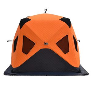 Shelters Ultralarge 200X200X175cm Automatic 34 Person Use Winter Keep Warm Thickened Cotton Ice Fishing Outdoor Portable Camping Tent