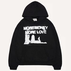 Herrtröjor tröjor y2k säljer hoodies nya retro gotiska överdimensionerade tryck hoodies punk harajuku hip-hop lösa casual gata kläder för män och kvinnor