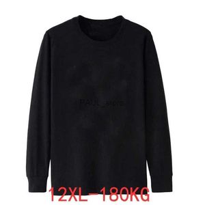 Men's T-Shirts Winter Men's T-Shirt 5XL 8XL Long Sleeve Cheap Big Sale Autumn XL Large Size 7XL 6XL T-Shirt Cotton Home Black T-ShirtL2312.21