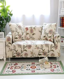 2021 Spring Floral Printed SlipCovers Stretch Plaid Soffa Covers för vardagsrum ELASTISK SOCH COUCH COVER SOFA TUTLE HOME DECED7550797