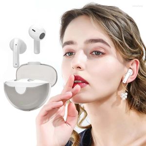 Hörlurar Bluetooth Earphone Buller Cortcing Headset TWS Trådlöst skyddsfodral Laddning Bin Touch Control hörlurar hörlurar