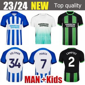 23/24 ANSU FATI MITOMA PEDRO SOCCER Jerseys Gross 2023 2024 Veltman Seagulls koszule piłkarskie March Alzate Propper undav lamptey Ferguson Caideo Men Kit Kids