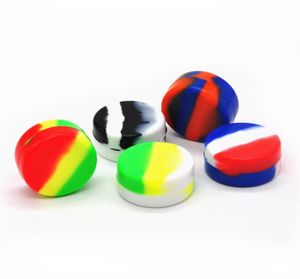 Nonstick Silicone stash Jar 7ML colorful Wax oil dab Containers Unbreakable FDA Silicone Concentrate Box Multi Use whole6426162