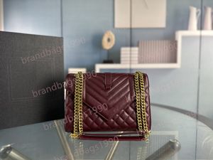 Ladies Fashy Designe Luxury Envelope Chain Bag СУМКА СУМКА СУМКА СУМКА СУМКИ Кожаные сумки на плечо цепной кошелек модные сцепления леди кожи сумочки поставляются с коробкой