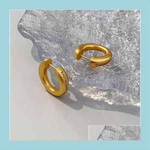 Hoop Huggie Designer B Jewelry Womens örhängen Classic Fashion Style Studs Gold Plated Drop Delivery DHTRN307D