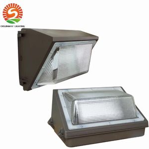 Lampor LED Wall Pack 100W 120W vägglampa 110lm/w eftermonteringssatser Väggförpackning Ljusarmaturer Led Shoebox Light LED UL DLC