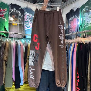 Printed Drawstring Pocket Sweatpants Men's and Women's Pant Fashion Spring and Autumn