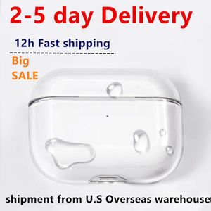 Для Apple Airpods Pro 2 Generation Airpod 3 Pros Accessory Accessories Solid TPU Силиконовая защитная навеса для наушников.