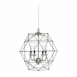 Pendant Lamps Kitchen Island LightElegant Designs 4 Light Hexagon Industrial Rustic