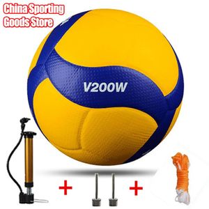 Model Volleyball Modell200 Wettbewerb Professionelles Spiel 5 Innenhöhe Optionaler Pumpnadelnetzbag 231221