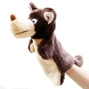 Puppets Plush Toy Hand Puppet Big Bad Wolf Animal Modelling Simulation Doll Parent-Child Activity Game Wholesal231222