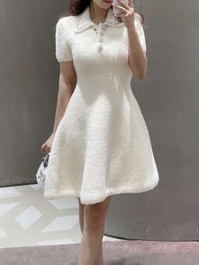 Self Portrait Women Long Sleeved Knitted Dress Short Skirt dress