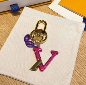 Fashion Brand Letter Designer womens Keychains Metal Keychain classic louiseviution keychain Charm Pendant Auto Parts Key Chain 288