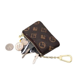 Mini portafoglio classico Designer Brand Designer Cinta Canna Borsa Ke Key Borse in pelle unisex Borsa di portachiavi e monete del portafoglio LJ2205B