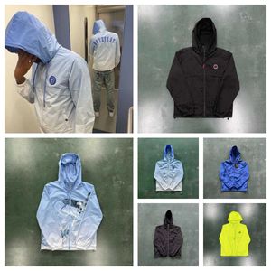 2023 Neue Männer Trapstar Jacke Sportswear Irongate t Windbreaker-schwarz gestickte Buchstaben Frauen Reißverschluss Sonnenschutz Puk