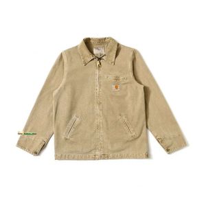 Designer Mens Carhart giacca in tela lavata in tela lavata Cardigan Carharttlys giacca dipinti slim patch giacche di denim 884