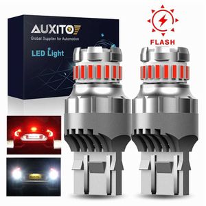 AUXITO X LED CANBUS BRAKE LIGHT WW T WW LED BULB NO ERRORSTROBE STROBE STROBE FLASH SUPER BRIGHT TAIL REVERSING LIGHTS DRL