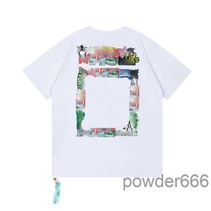 Designer Luxurys Offs Abbigliamento maschile e donne tops per tees sciolte man casual camicia graffiti camicia per la felpa da uomo delle magliette da uomo offs bianco europeo G4 ML08