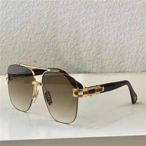 Neues Design Sonnenbrillen Grand 138 Frameless Square Fashion Style Halbrahmen UV -Schutz 400 Lens Outdoor Popular Protective1927