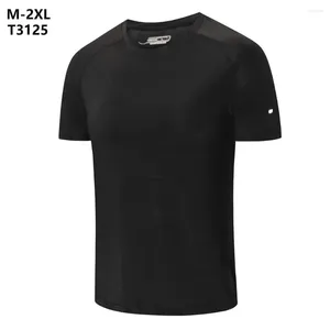 Magliette da uomo 22023 sport estivo t-shirt a collo rotondo fitness che corre rapido a maniche corta a seccatura in bianco logo personalizzato
