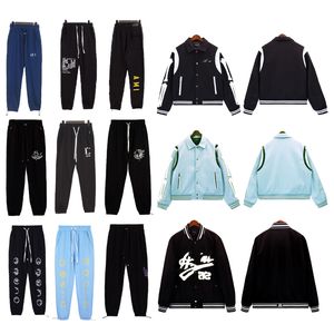 Baseball uniform designer pants black high quality design hooded youth sports suit jacket men's sports pants printed embroidery men's free shipping design clothing