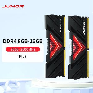 Juhor Memoria RAM DDR4 8GB 16GB 3600MHz 2666MHz 3200 MHz Dimm pamięci Dimm z radiatorem 231221