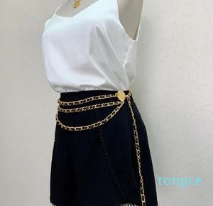 2023 Trendy Boho Vintage 24k Gold Chain for Women in pelle Designer Designer di gioielli di lusso Cinella di lusso