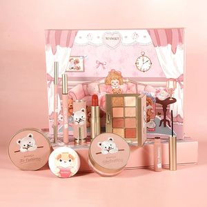 8st Set Oriental Beauty Makeup Cosmetics Air Cushion Finishing Powder Face Pearly Luster Eye Shadow Valentines Gift 231222