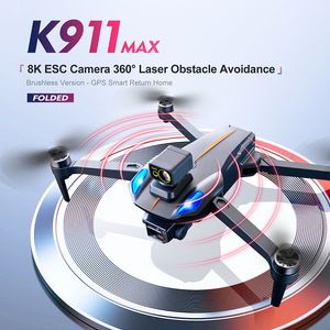 K911 Max GPS Tracking Drohne 8k Dualkamera Laser Hindernis Vermeidung FPV Rennsport Drohne 1200 m Langstreckenmini Quadcopter Dron Toys Geschenk