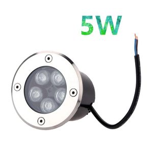 Lamps 5W AC85265V IP67 Waterproof Outdoor LED Spot Light for Garden Ground Path Floor Underground Buried Yard Lamp lampara acero piso