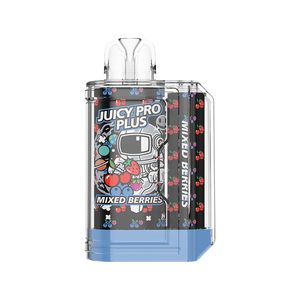 Autentisk Juicy Pro Plus 8500 Puffs engångsvapspen PODS E Cigarett 0/2/3/5% NIC med 600mAh uppladdningsbart batterimespol 18 ml Förfylld POD -bar PK Randm Vape Bang