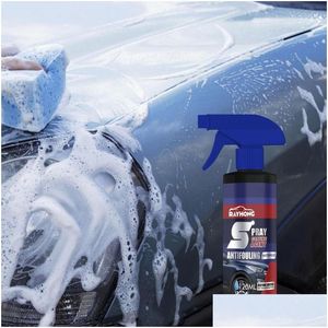 Altre parti automatiche Nuovo agente di rivestimento ad azione rapida da 120 ml Liquid Nano ceramica ceramica polacco antidolico antidolfobico cera spray idrofobica graffi protezione y9 dhulg