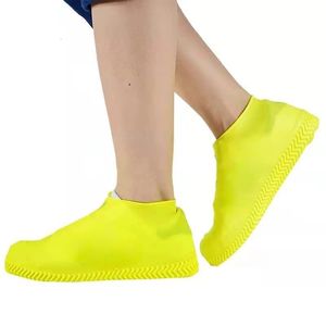 Women Men Silicone Shoes Covers Slipresistant Protector For Woman Man Footwear Rain Boots Accessories AL77 231221