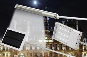 Lights DHL مقاوم للماء 12 LED LED Solar Powered Sensor Lighting Ultrathin Outdoor Path Wall Street Light Garden مصباح الطوارئ شارع الطاقة الشمسية شارع