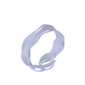 Wedding Rings BVR52 Plain Ring Female Sterling Silver Crowd Design High Sense Ring Fashion Ring 231222