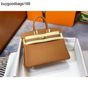 Designer Bags Handbags Half Hand Sewing Honey Wax Thread 25epsom Leather All Steel Plating k Gold Hardware 30 Portable Womens WZCA