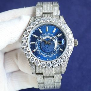 Diamond Watch Designer Orologi per uomo MENS AUTOMATIC MECCANICA IN MONOGLIO MECCHIO Bracciale Sapphire Business in acciaio inossidabile in acciaio da 43 mm Montre de Luxe