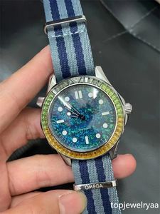 Titta på keramiska Bezel Men's Sapphire Titta på automatisk rörelse Mekanisk klocka Herrklocka Marin rostfritt stål Watch Designer