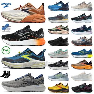 Free Run Brooks Shoes Ghost Running Sports Cascadia 16 Glicerina 20 Designer Mesh Triple Black Hyoer Blue Cinza Fog Brook Outdoor Longo