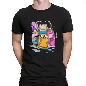 Camisetas masculinas Aventura do desenho animado Homem camiseta camisa de moda original tendência de streetwear