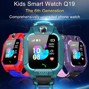 Relógios Z6 Smart Watch das crianças IP67 Deep Waterproof 2G SIM CARD GPS Tracker SOS Antilost Smart Watch for iOS Android PK Z5 Q12 Q50