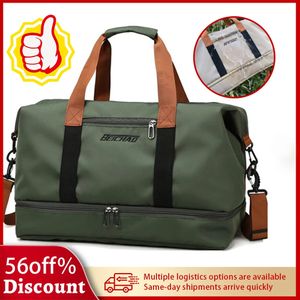 BWBW Fashion Men Women Women Bag di grande capacità Sports Waterproof Messenger bagnato e asciutto 231221