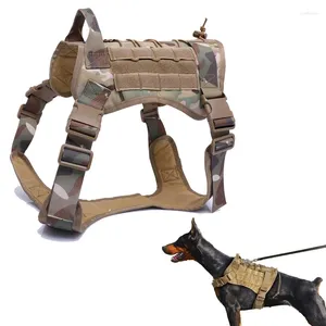 Jaktjackor Taktisk servicehund Vest andningsbara militära kläder K9 Harness Justerbar storlek Training Molle