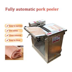 Carne de carne de porco automática Remova a máquina de descascamento de carne para açougueiro