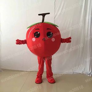 Adult size Red cherry Mascot Costume Cartoon theme character Carnival Unisex Halloween Carnival Adults Birthday Party Fancy Outfit For Men Women